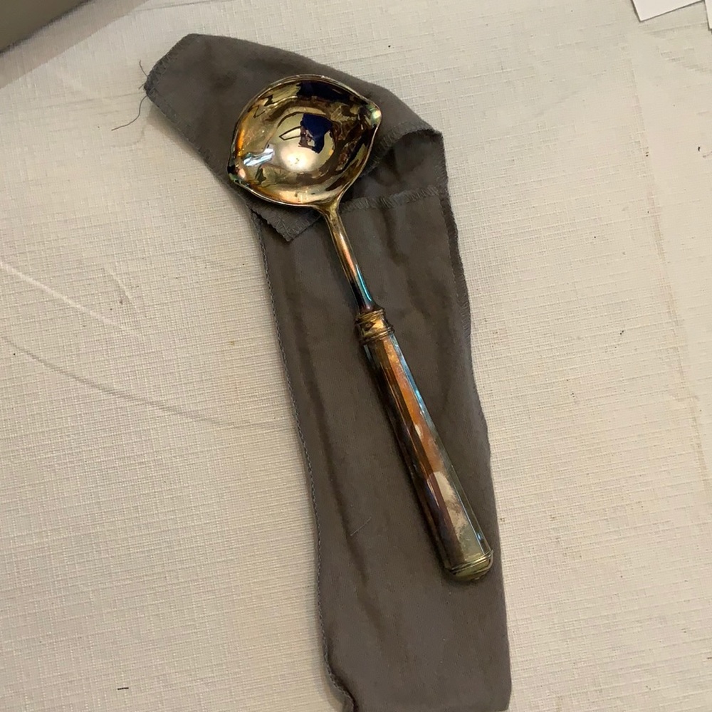 William Sonoma silver plated ladle